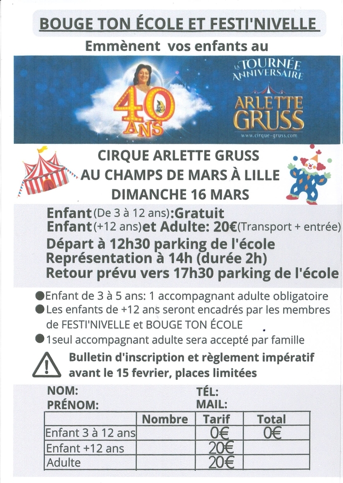 Flyer Cirque